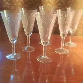 Фужеры хрустальные