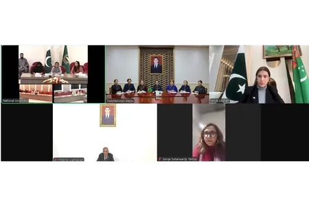 Женщины-парламентарии Туркменистана и Пакистана провели видеовстречу