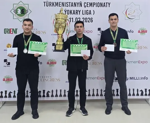 Аманмухаммет Хоммадов впервые завоевал шахматную корону Туркменистана