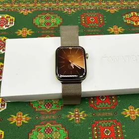 appl watch 7 Gold Stainless