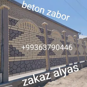 beton zaborlar ( hayat)