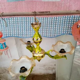 Люстра "Три Жёлтые лилии"