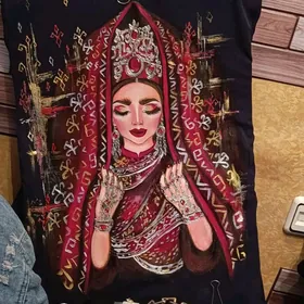 Ручная роспись на пиджаке