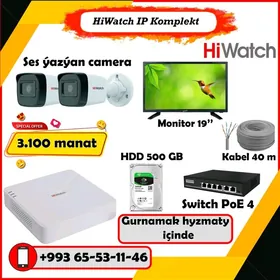 Hiwatch komplekt kamera