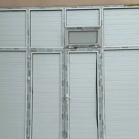 plastik alyumin gapy