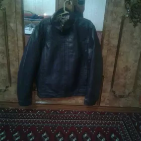 кожанный ветровка