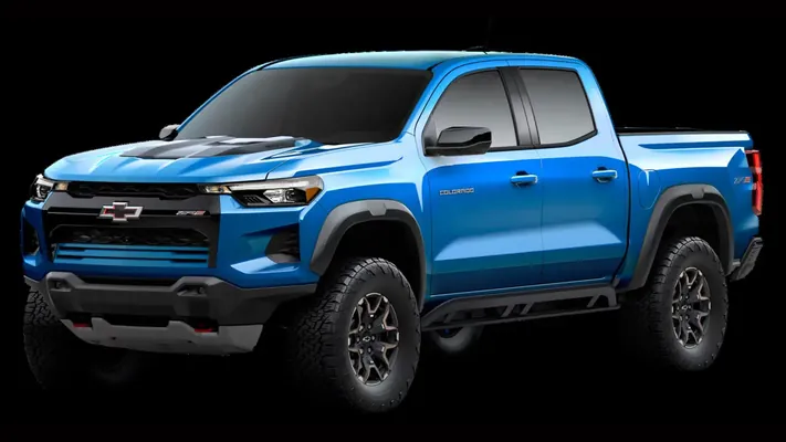 Пикап Chevrolet Colorado ZR2 сам приспускает шины одним нажатием