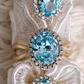 бриллиантовый комплект 585пр