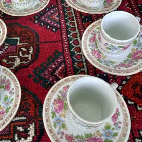 чашки кофейные,ложки