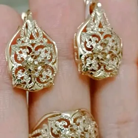 gyzyl komplekt BRILLIANT