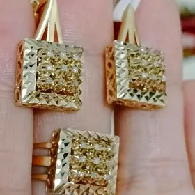 gyzyl komplekt BRILLIANT