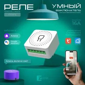 Умное Wi-Fi Реле Tuya Mini 16A