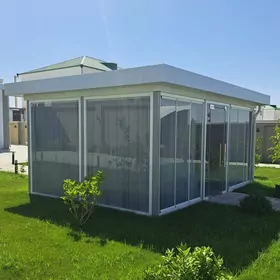 Dus kabina Jam balkon aynalar