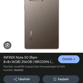 infiniks note 50