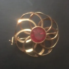 рамашка. брошка.