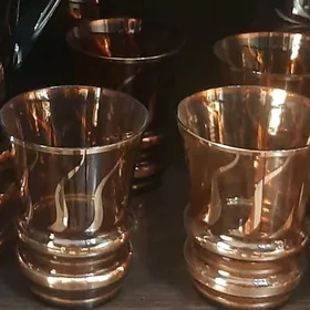 Хрусталь, цветное стекло