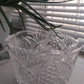 ваза хрустальная