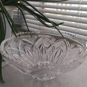 ваза хрустальная