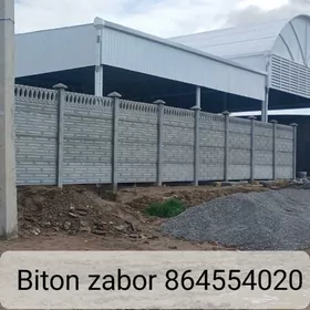 beton zabor