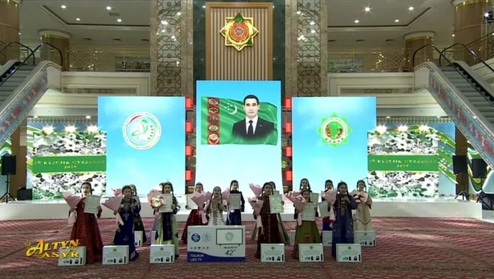 Воспитанница Дворца «Döwletliler köşgi» стала «Самой очаровательной девочкой — 2026»