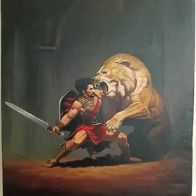 "Ýolbars bilen söweş" cekilen