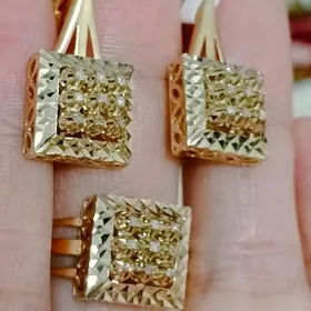 gyzyl komplekt BRILLIANT