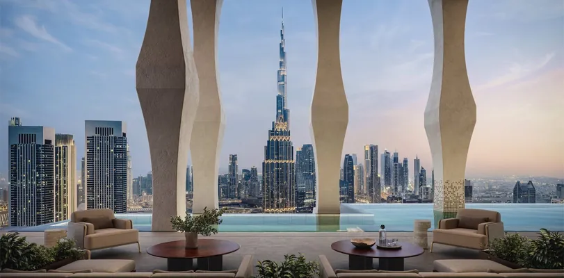 В Дубае представили проект «скульптурной» башни Janu Dubai с каменным фасадом