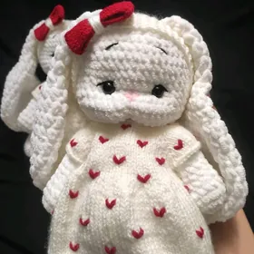 Вязаная зайка/örülen towşan