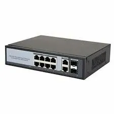 8 порт пое свитч + 2 сфп аплин