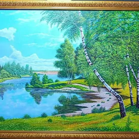 Peŷzaź ŷagly reñk (masla)