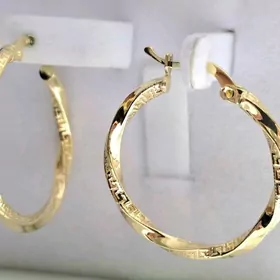 золотые сережки