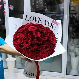 букет из 51 роз buket 51 roza