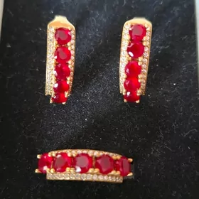 серебряный комплект