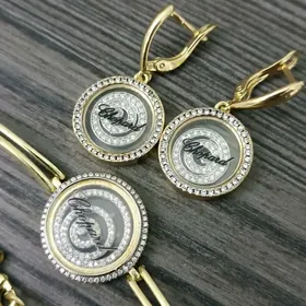 Buziterya Chopard gyzyla kopya