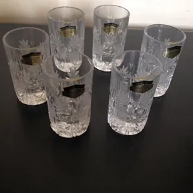 Хрустальные рюмки. Набор новый. Югославия.