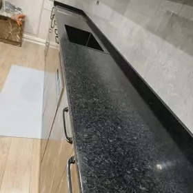 Mramor hyzmatlary podakonnik Lesnisa Kuhny Mebel parog Stol Kafel granit