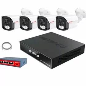 КОМПЛЕКТ 4 КАМЕРЫ АЙПИ