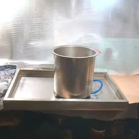 ведро и поддон нержавейка