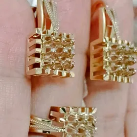 gyzyl komplekt BRILLIANT