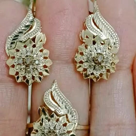 gyzyl komplekt BRILLIANT