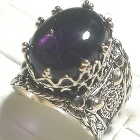 Кольцо серебро kumush