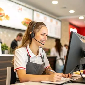 Сборщицы заказов в фаст фуде