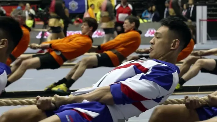 Более тысячи спортсменов приняли участие в ЧМ по перетягиванию каната