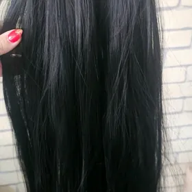 волосы на заколках