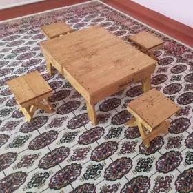 Ýygnalýan Çemodan stol stul