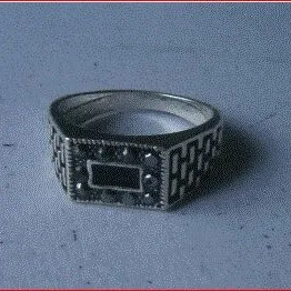 КУМУШ   ЙУЗУК ( МУЖСКОЕ  КОЛЬЦО )