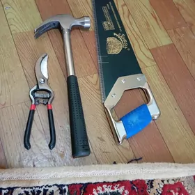 ПИЛА, МОЛОТОК,НОЖНИЦЫ САДОВЫЕ