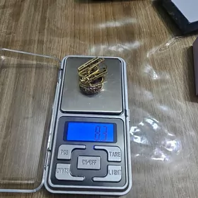 gyzyl brilyant komplekt