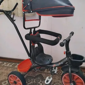 детский велосипед коляска 2/1