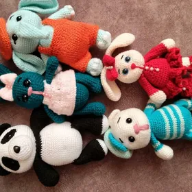игрушки вязаные ручная работа